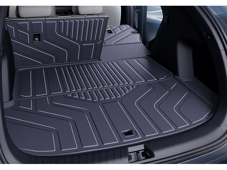 Zeekr 7X Trunk Mat TPE25: Integrated Tail Box Mat for Car Interior Modification.