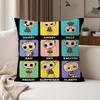 Cartoon Cute DDandys WWorld Pillow Case Suitable For Bedrooms Living Rooms Cars Home Decoration