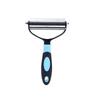 Râteau pour sous-poil pour chiens, Brosse démêlante pour chiens de grande race, Peigne démêlant 2 en 1 pour chats à poils longs et outil d'épilation, Brosse de toilettage pour poils d'animaux