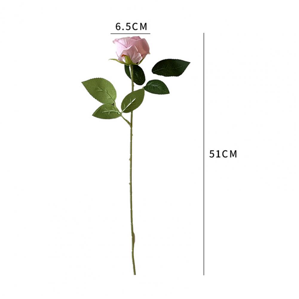 5pcs Simulated Rose Bouquet Artificial Flower Arrangement Vibrant Simulated Flower Bouquets No Withering Long-lasting Decor for Home