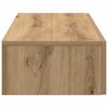 Wall Mounted Shelf with Drawers Artisan Oak Finish 80 x 33 x 17 cm Engineered Wood