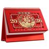 New Year festive Red 2026 Desktop Desk Calendar Standing Desktop Paper Calendar  Table Decorations