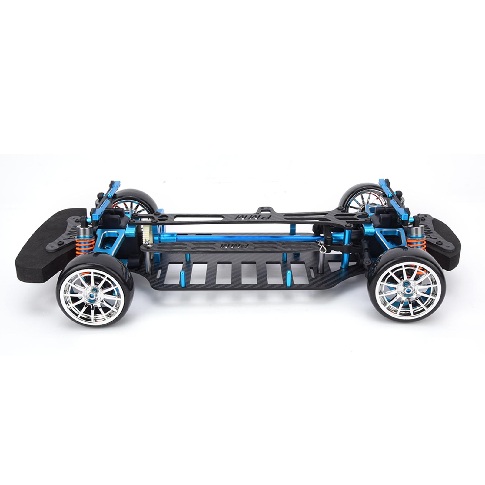 

Wheelbase Frame Carbon Fiber Chassis Bumper for TT01 1/10 RC Car Model