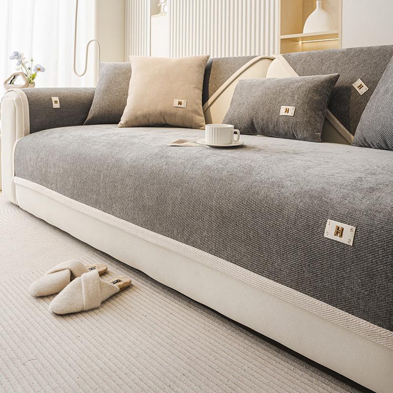 

Premium Light Luxury Sofa Cushion Cloth Is Universal In All Seasons New Seat Cushion One-Piece Cover Backrest Cover 70*70cm