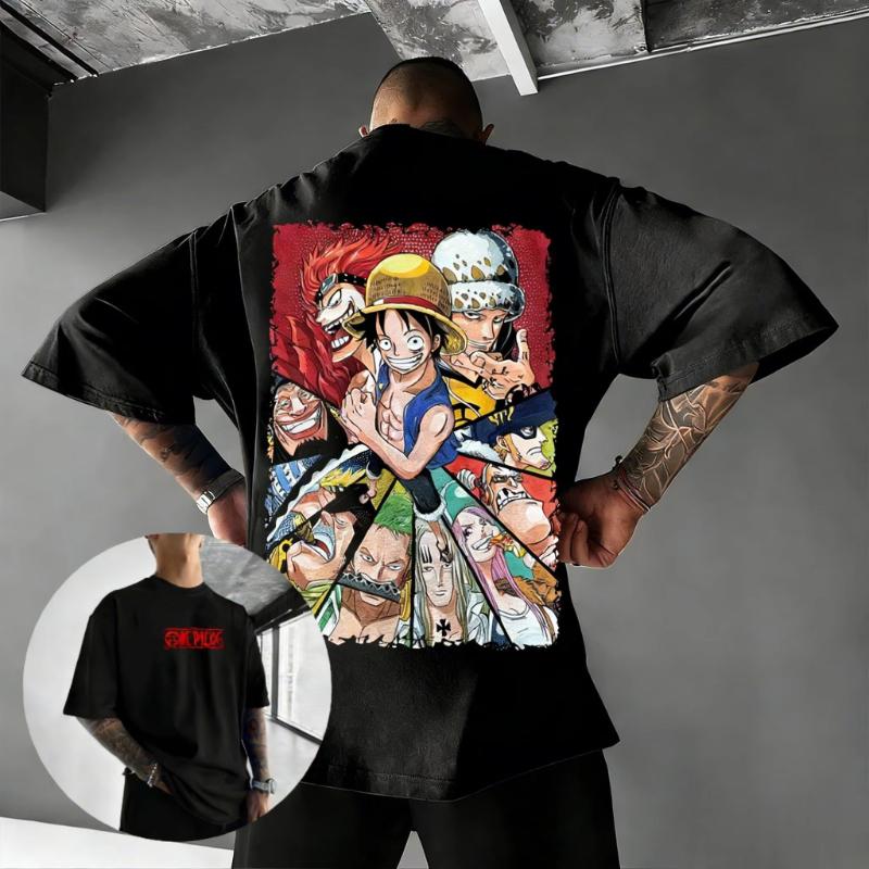 One Piece Luffy Anime T Shirt Men Women Cartoon Graphic Tee Casual Cotton Tops Streetwear Kawaii Cosplay Y2k Clothes 2026 Summer