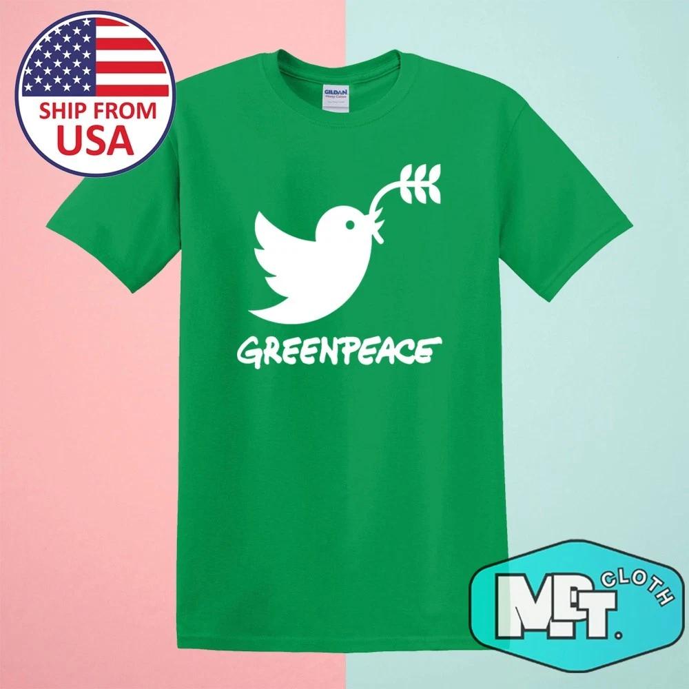 Greenpeace Men s Green Size S-5XL L