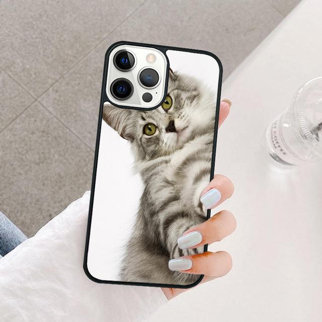 Cute Kittens cat Phone Case Cover For iPhone 17 Air 15 16 14 13 12 Pro Max 11 Pro Max Plus Coque Shell