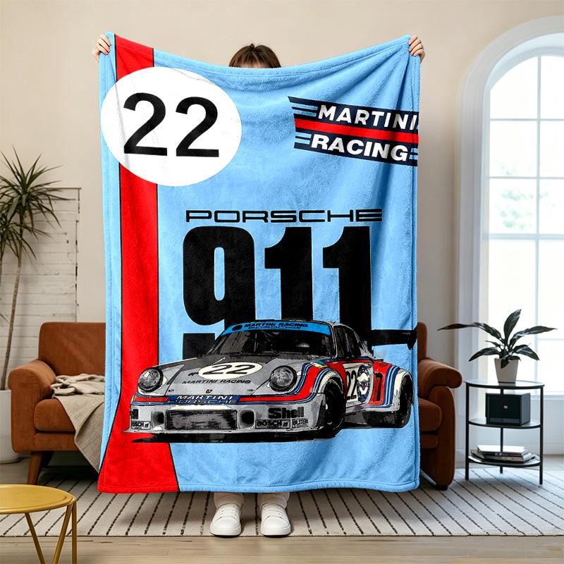 Martini Racing Team  Soft and comfortable flannel Suitable for sofas living rooms outdoor camping travel and also makes a great anniversary gif
