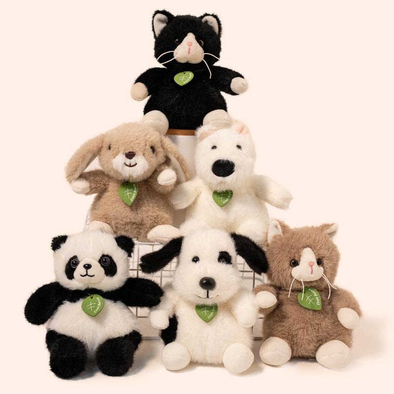 Cute Cute Little Animal Panda Rabbit Doll Plush Toy Cat Puppy Dog Doll Children'S Doll Doll