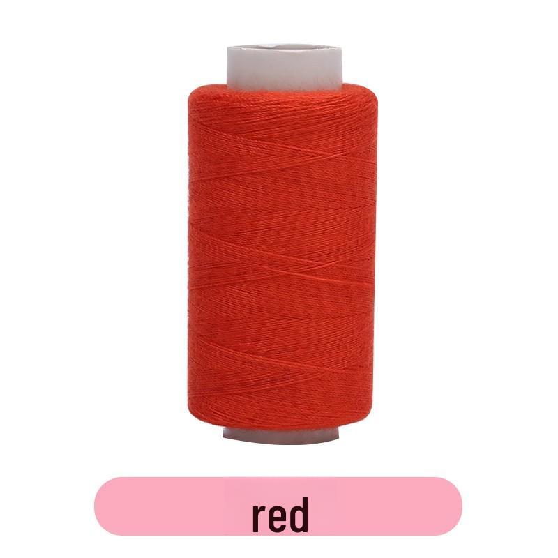 Beige, Black, Red, White Strong Handmade Sewing Thread for Machine and Hand Sewing - 402 Pagoda Line Small Roll