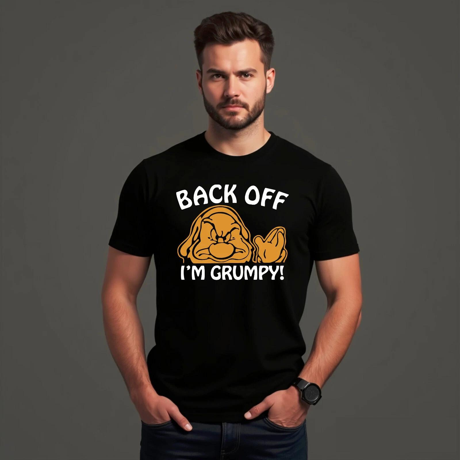 Disney Gumpy Dwarf Back Off Grumpy Back T-Shirt, Funny Gift Kids Adult Unisex S