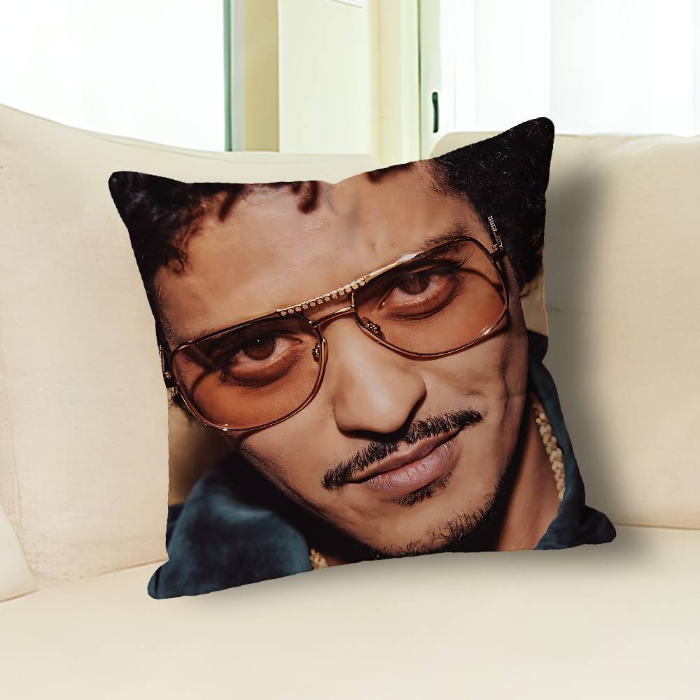 B-Brunos M-Mars Singer Pillow Cases for Bedroom Living Room Sofa Home Decor Polyester Cushion Cover with Zipper