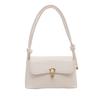 Street Style Trendy Pu Compact Square Shoulder Bag With Shell Shaped Buckle Lock