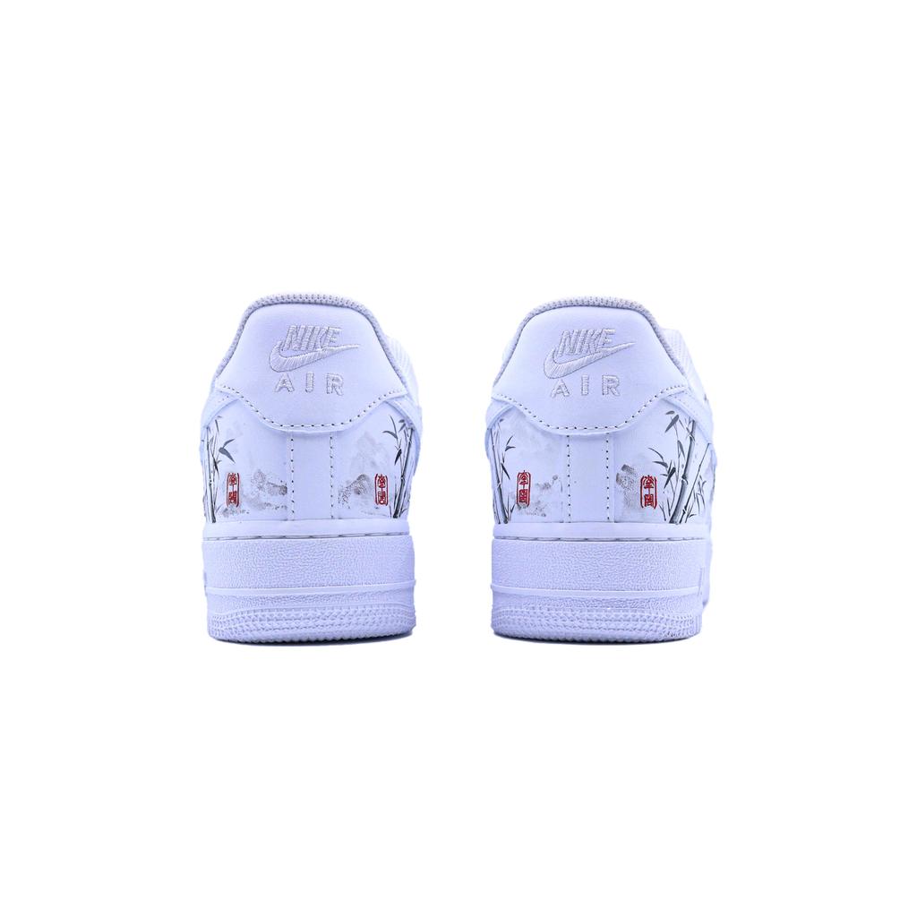 Nike Air Force 1 Singularity, Bamboo Shadow Breeze Abrasion Resistant Slip Resistant Low Top Skateboard Shoes Unisex CW2288-111(Team779-)
