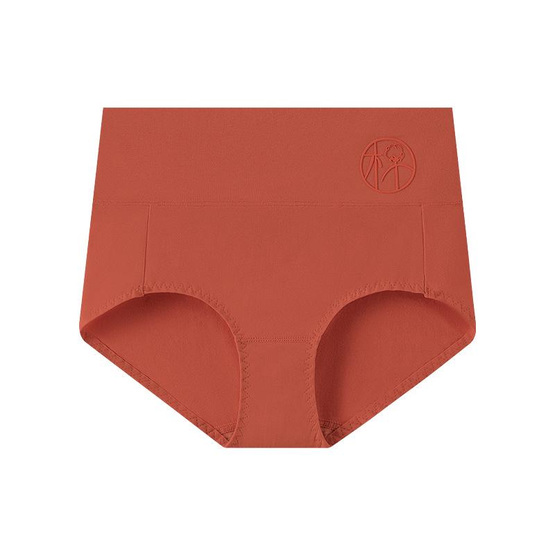 

Graphite Antibacterial Women S Underwear, Pure Cotton High-Waisted Briefs, Women S High-Waisted Belly Panties 3XL кирпич красный