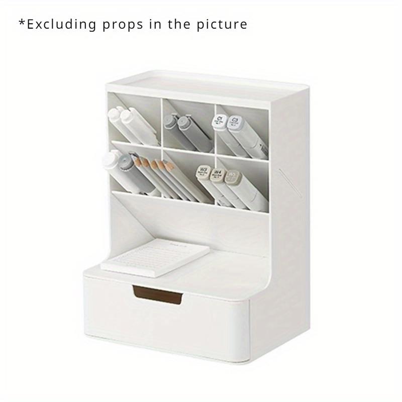 Large Capacity Oblique Pen Holder Storage Box Student Children Girl Makeup Brush Bucket Office Desktop Storage Pen Bucket Stationery Organizer