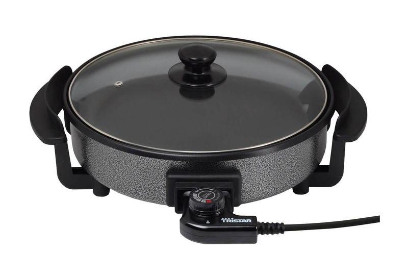 Tristar | PZ-2963 | Multifunctional Grill Pan | Diameter 30 Cm | Fixed Handle | Black