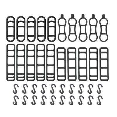 20pcs Mountain Bike Lamp Strap Lamp Weight Strap Bike Phone Mount Strap Suitable for Various Bike Accessories