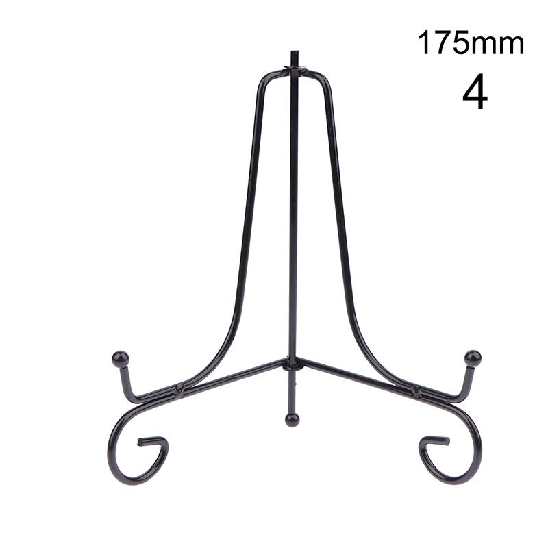 Черный серебристый железный мольберт, подставка для книг, фототумба, чаша, рамка для тарелок, подставка для мольберта, кронштейн для поделок