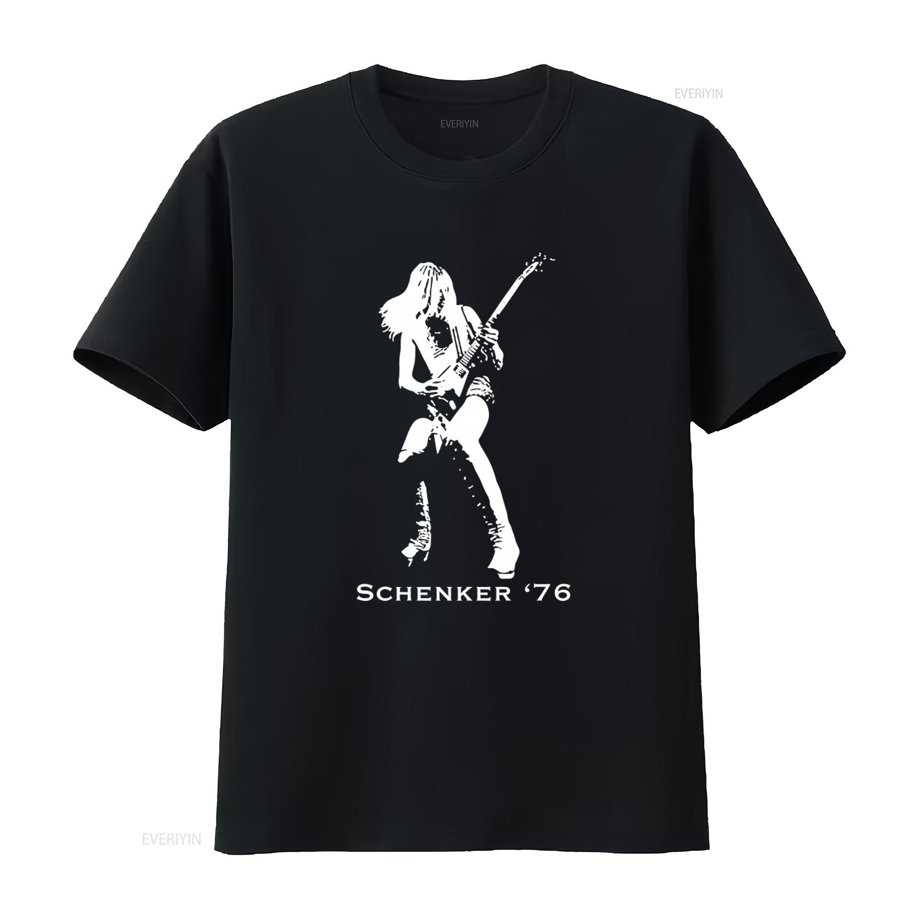 

Vintage Michael Schenker 76 Guitarist Rock Band Mens T Shirt Royal Blue All Sizes vintage Washed Breathable Slightly 4XL