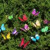 12pcs Single-Layer Butterfly Decorative Garden Stakes Home Decoration Accessories Display for Crafts Wedding Garden Decoration