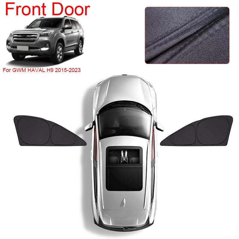 Car Black Windows Privacy Sunshade For GWM HAVAL H9 2015-Present Auto Anti-UV Heat Insulation Protect Cover Interior Accessories