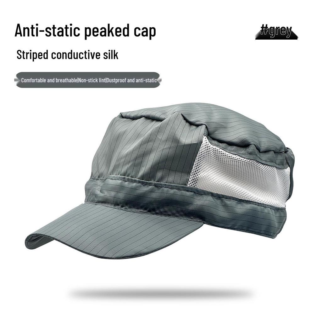 Unisex Anti-static Breathable Baseball Cap - Dustproof Workshop Hat