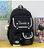 School bag summer new academic style cute large capacity school bag casual versatile backpack simple lightweight sweet backpack