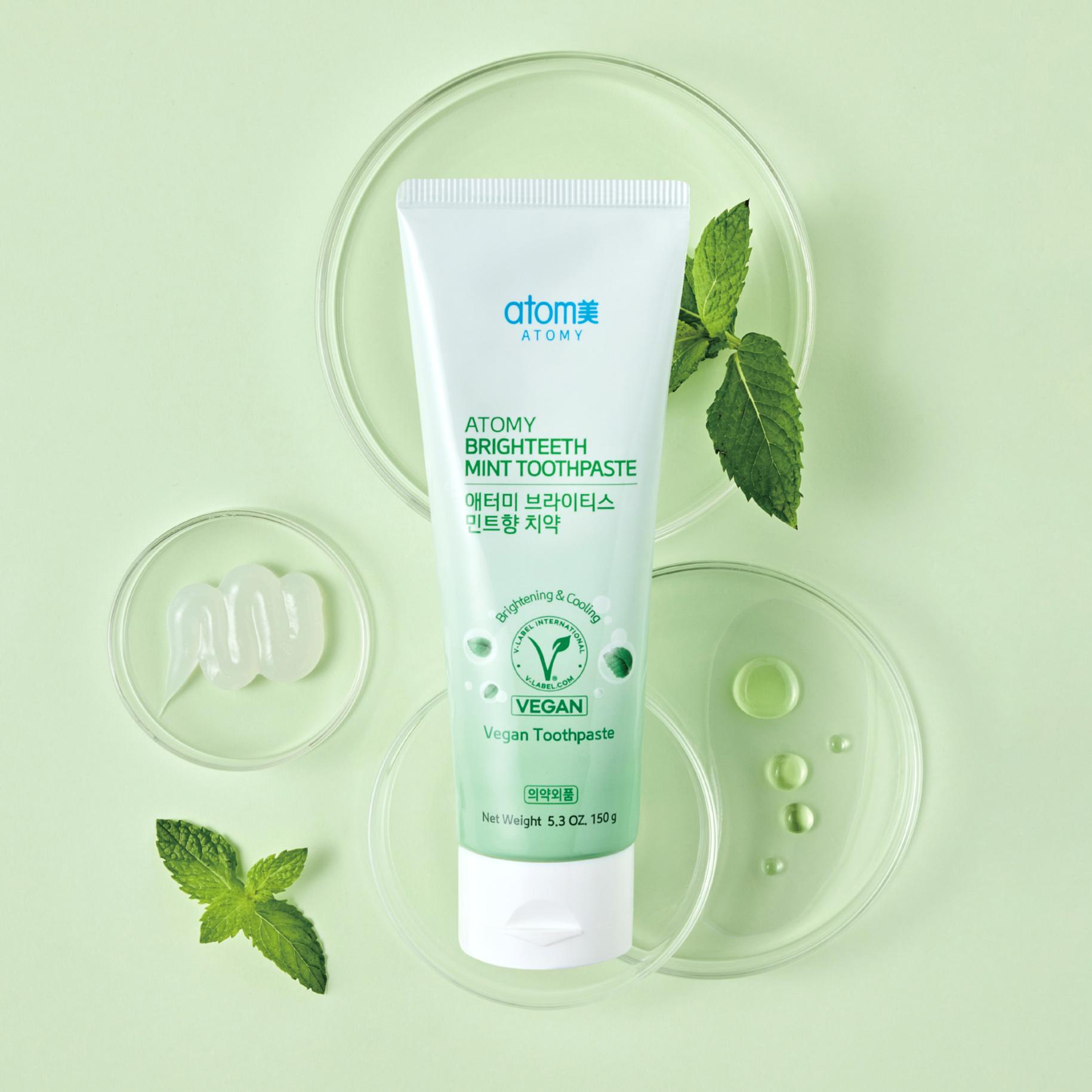 

Зубная паста Atomy Brighties со вкусом мяты 150 г*3 упаковки