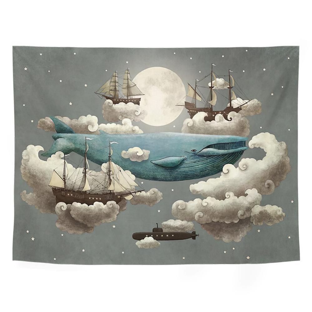 Современный гобелен в европейском стилеПрикроватная настенная тканьФоновая тканьЗащитная — фото 10