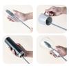 Soft Bottle Brush Insulation Cup Bendable Brush Head Washing No Dead End Long Handle Silicone Cleaning Brush Household Tool