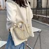 Hobo Women's Straw Beach Tote Bag Woven Summer Bags Bohemian Vacation Casual Handbag