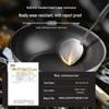 Midea 30cm Titanium Stainless Steel 0-Coating Non-stick Wok