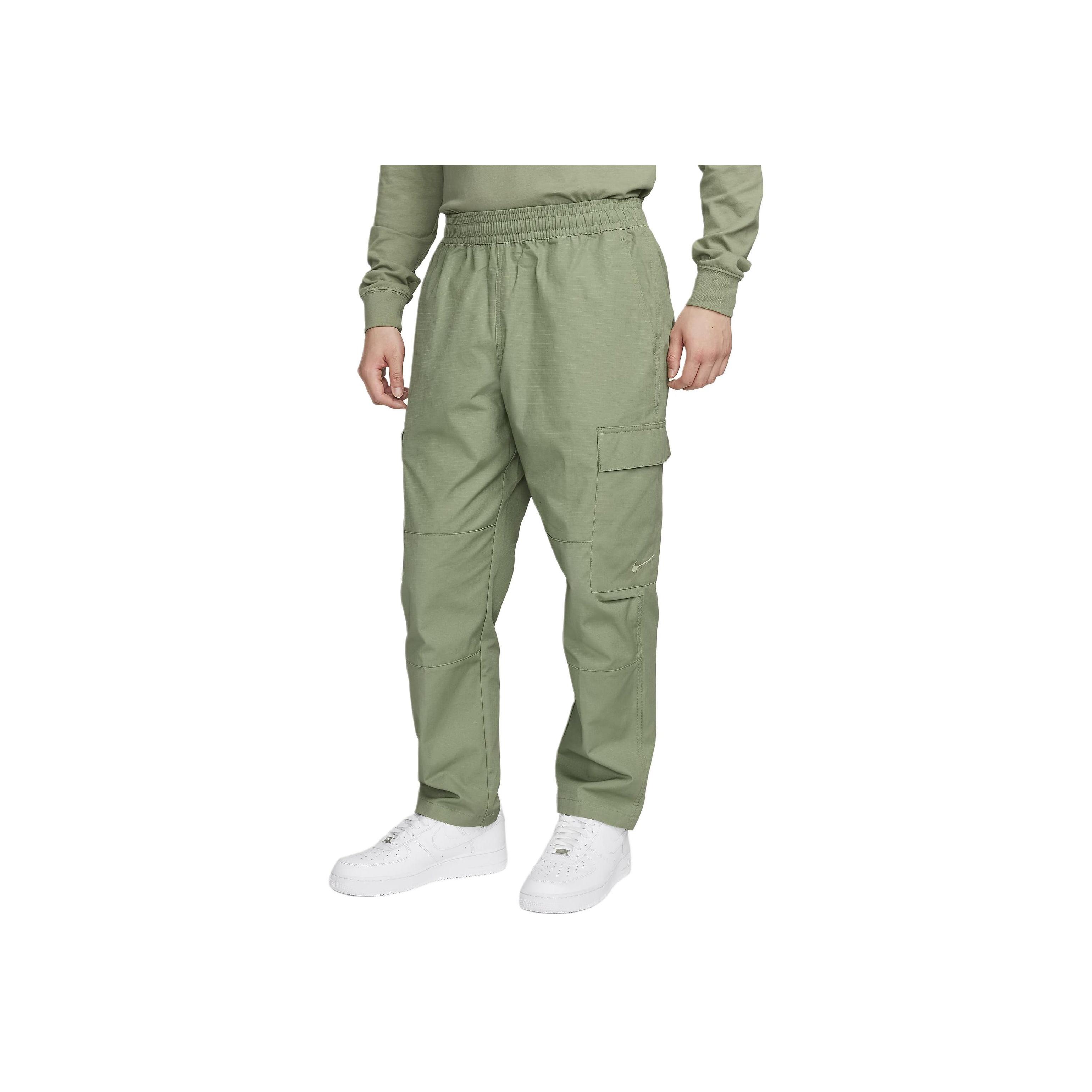 

Nike Однотонные тканые брюки-карго со средней талией, мужские брюки, зеленые FZ4731-386 L