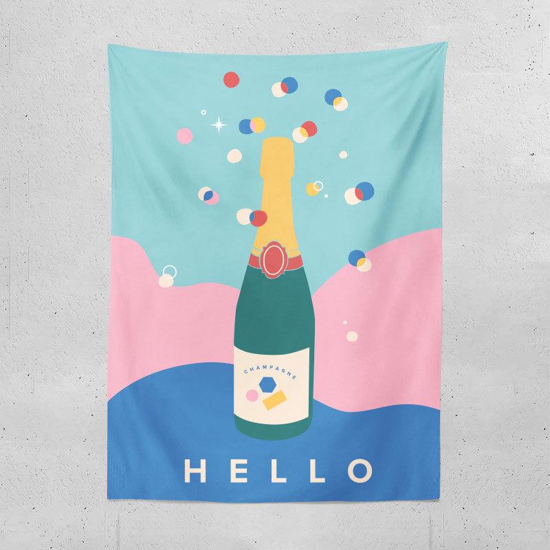 Cross-border Christmas Tree Tapestry Amazon Christmas Party Creative Background Cloth