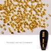 200Pcs/Set Nail Rivet Glitter 3D Effect Non-Fading Metal Rivet Art Decoration Street Punk Charm for Manicure