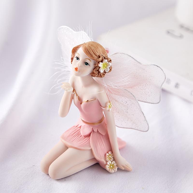Fairy Girl Ornaments Cute Home Decoration Accessories Home Decor Miniature Figurines Miniature Garden