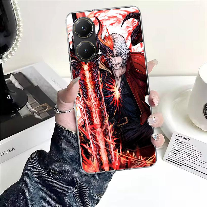 Game D-Devil May Cry 5 Soft Phone Case For Xiaomi Redmi 15C 15 13C 13 Poco X5 X6 X7 F7 Ultra M7 12C 12 10 10C 9C 9A 9T 9 Fundas
