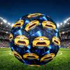 Minions Print Size 5 Soccer Ball, PU Wear Resistant Football for Match Training and Daily Practice, Birthday Gift for Soccer Fans