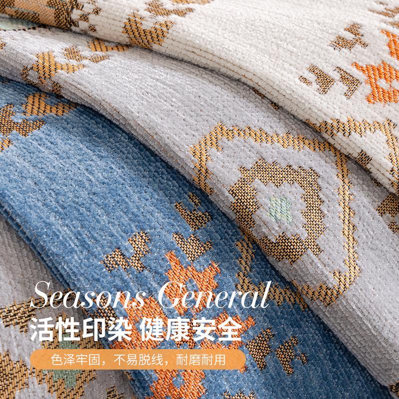 New Chinese Chenille Sofa Cushion Universal In All Seasons  New High-End Sofa Seat Cushion Cover Cloth Non-Slip