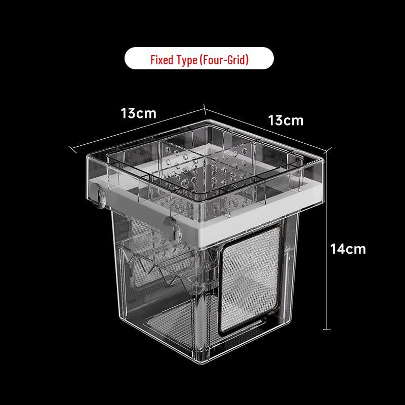 Floating Guppy Breeding and Isolation Box for Small Fish Fry and Juveniles