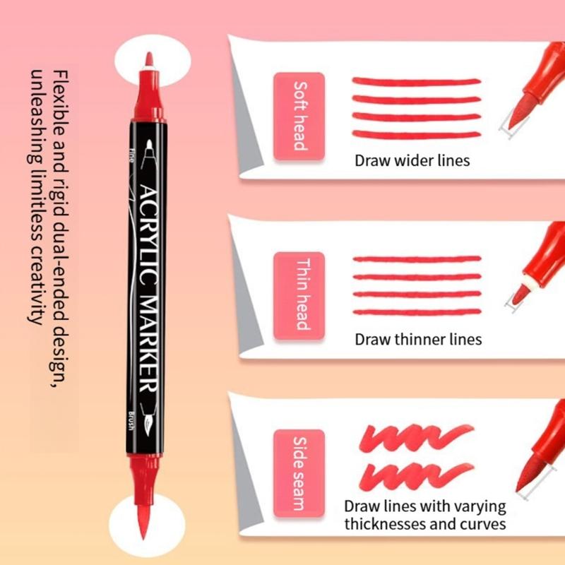 Professional Drawing Sketching Colored Art Markers with Safe Inks Smooth Writing Experience Gift Ready Bucket Packaging