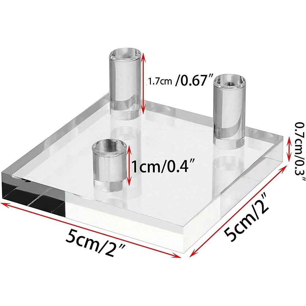 Clear Display Easel Stand Acrylic Coral Holder Organizer Accessories Display Holder  Collectibles