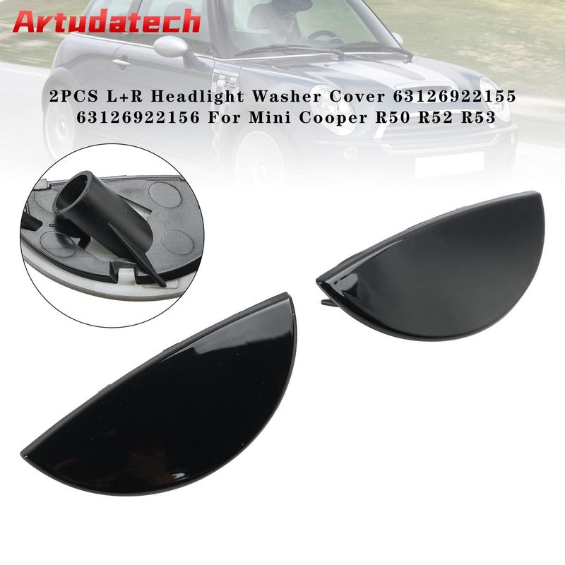Artudatech 2 шт. Крышка омывателя фар левая+правая 63126922155 63126922156 Для Mini Cooper R50 R52