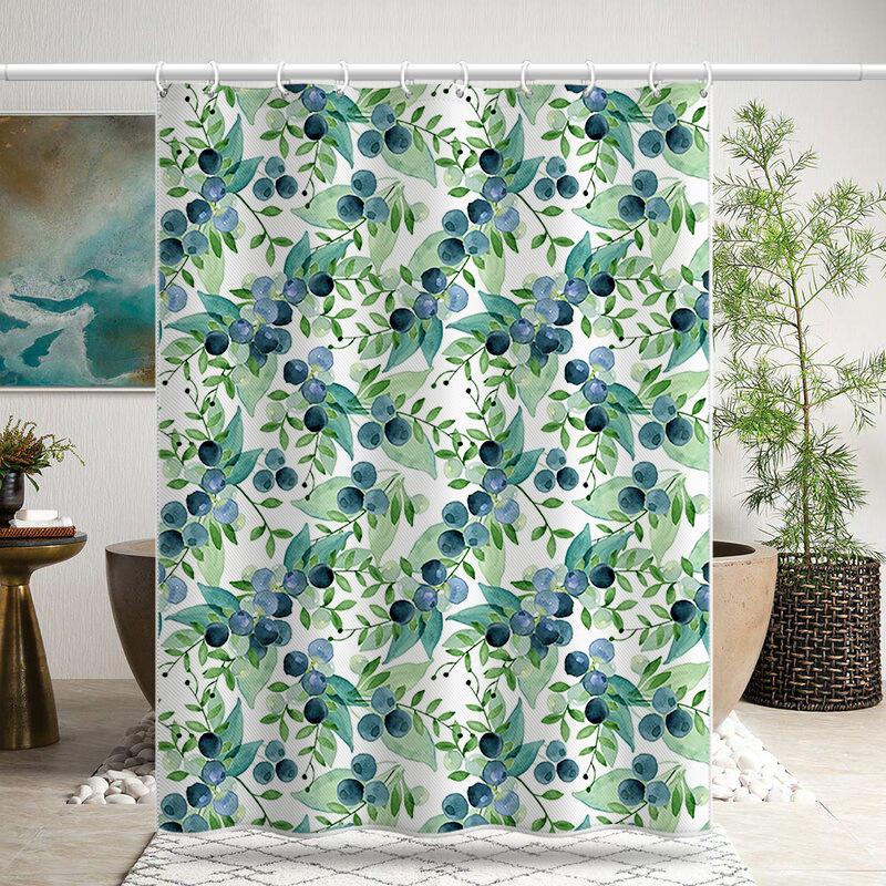 Bathroom Thickened Waterproof Curtain Mildew Proof Shower Curtain Shower Partition Curtain Shower Curtain Bathroom Curtain Free Perforation