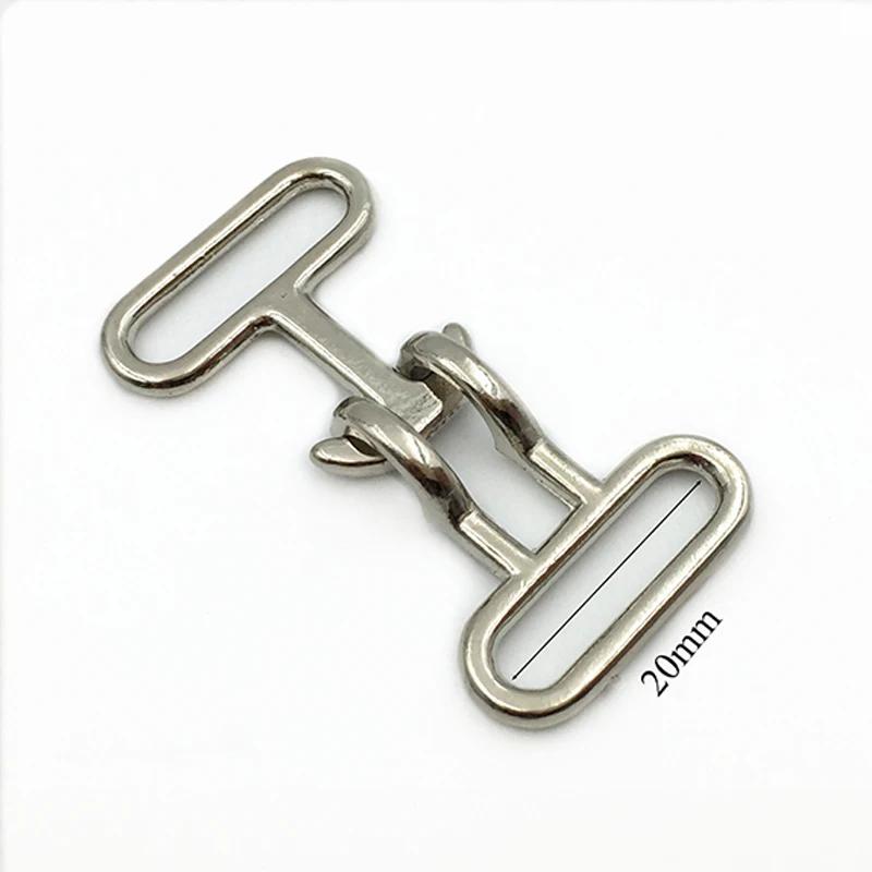 3/5ks 20/40/50mm Kovové přezky na opasek Nastavovací háčky na popruh Oblečení Taška Popruh Spojovací spona DIY Kožené kovové doplňky