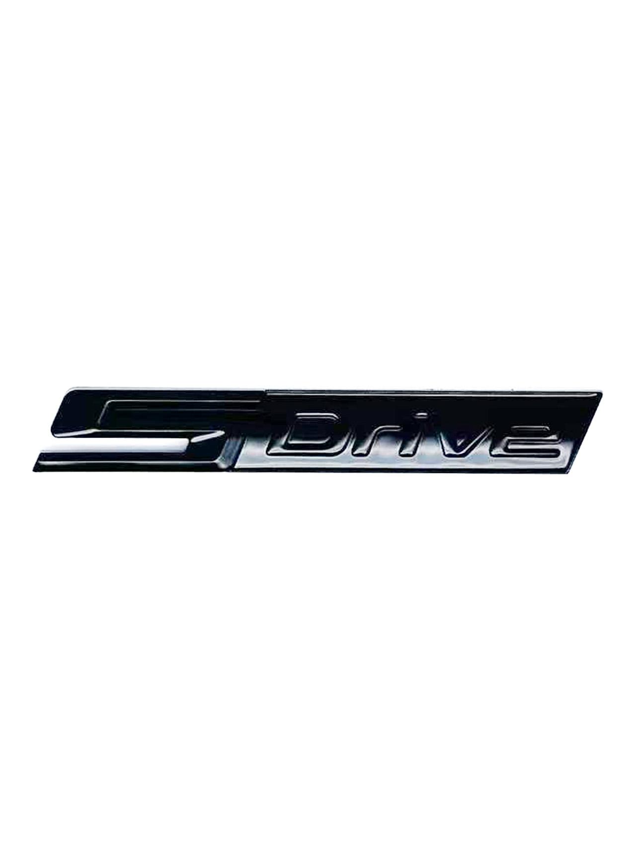 

Chrome Black Fender & Trunk Emblem Sticker for BMW 3/4/5/6/7/8 Series X3/X4/X5/X6/Z4/GT - SDrive/XDrive/EDrive Badge Decal