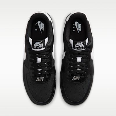Women's Sneakers Nike Wmns Air Force 1 'Black Metallic Silver White'