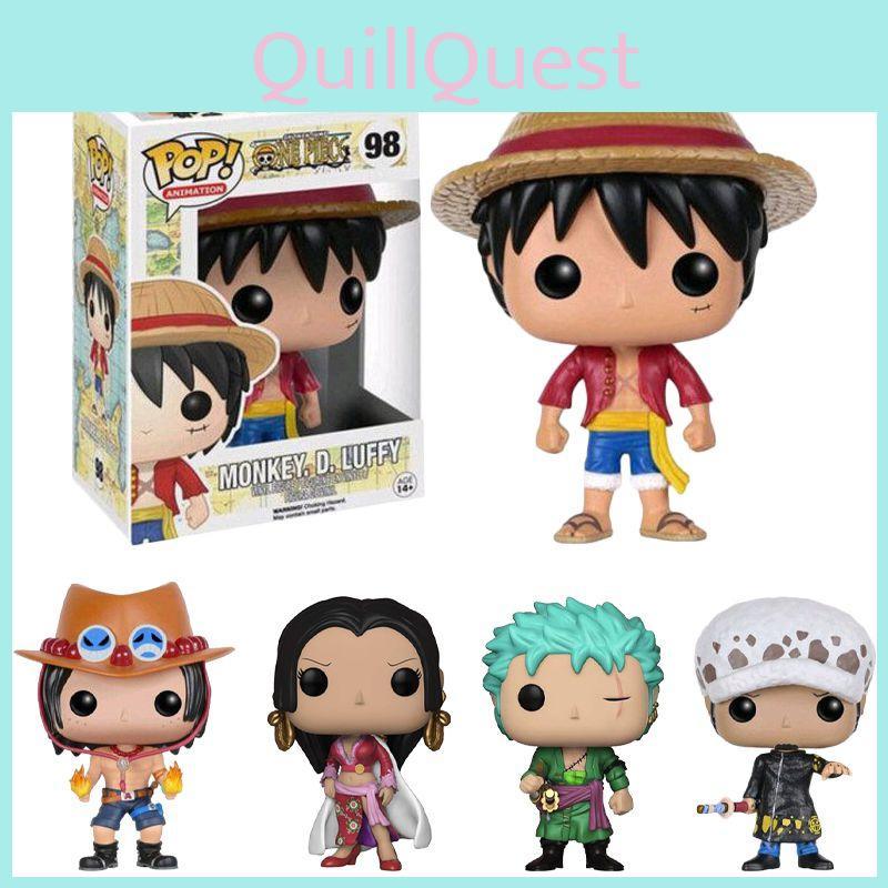 Pop Anime Action Figure Set Featuring Luffy Ace Law Zoro Perfect For Collectors