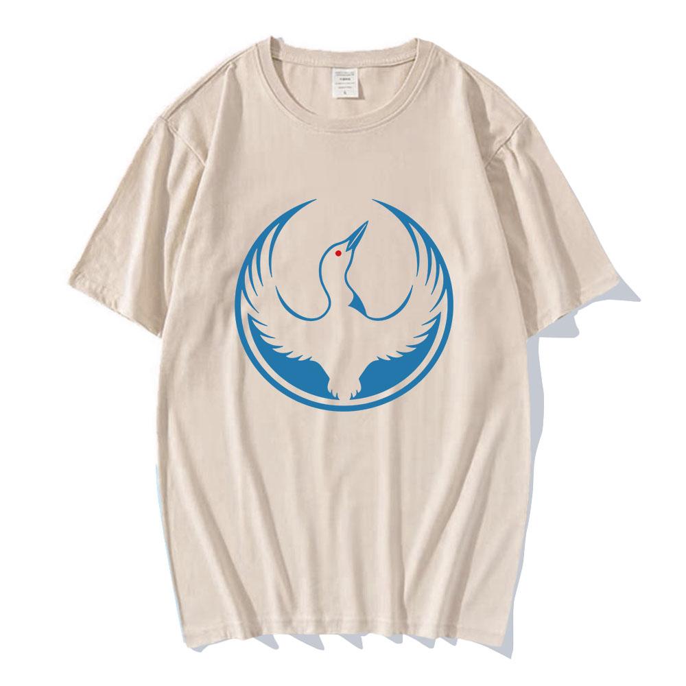 Rebel Loon Graphic Merch 100%Cotton Short Sleeve Loose Male T-shirt O-neck Summer Unisex Streetwear Printing Merch Men Women Clothes